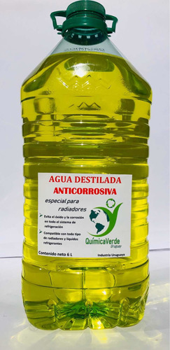 Agua Destilada Con Anticorrosivo,especial Radiadores 6 L