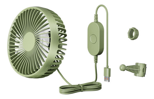 Fan Do Ventilador De Resfriamento De Carro Usb Verde