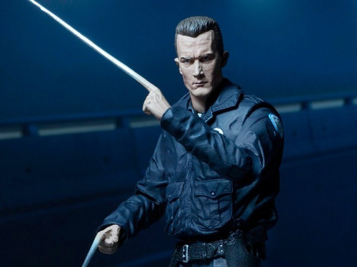 Imagen 2 de 5 de T-1000 (motorcycle Cop) Terminator 2 Ultimate Neca