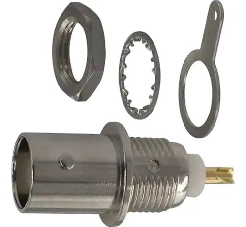 Conector Bnc Hembra Chasis Con Tuerca Amphenol 50 Ohms X10u