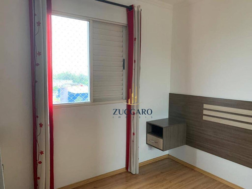 Apartamento Com 3 Dormitórios À Venda, 54 M² Por R$ 300.000,00 - Ponte Grande - Guarulhos/sp - Ap16017
