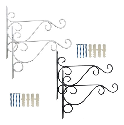 4pcs Soportes De Metal Plantas, Colgadores De Pared De ...