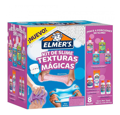 Kit De Slime Texturas Magicas Pack X8 Piezas Elmers