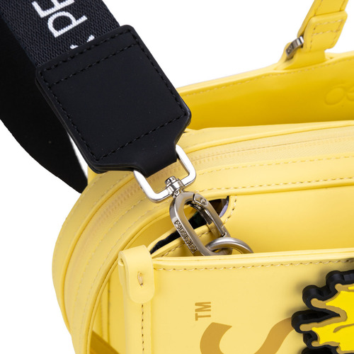 Bolsa Satchel Peanuts X Oe Grande Amarillo Grande