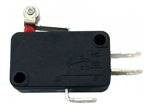 Chave Micro Switch Kw11-7-2 16a Roldana 14mm