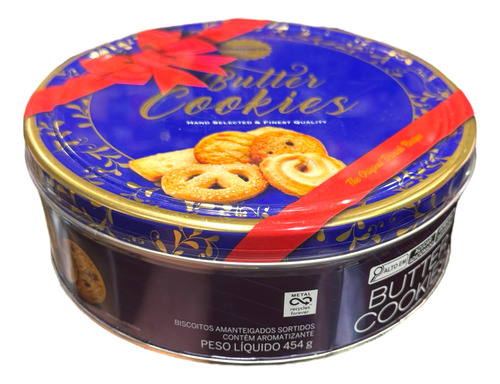 Lata Biscoito Importado Butter Cookies Danish Danesita 454g