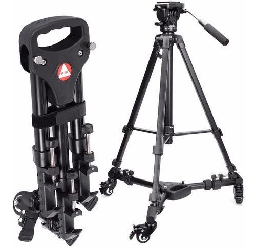 Kingjoy Vx-600 Plegable Universal Dolly Ruedas Polea Base F