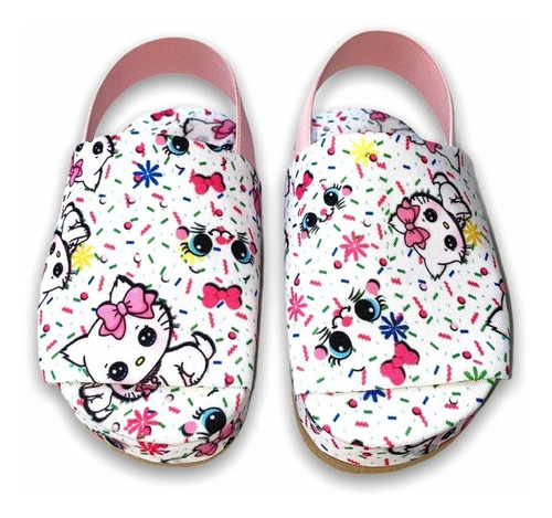 Sandalia Pantunfla Dibujos Para Niña Moda Casual Mod 009