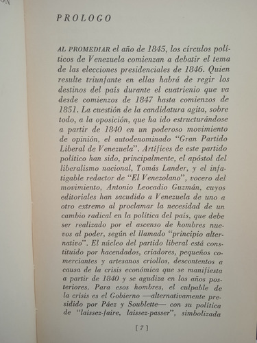 La Candidatura De Antonio Leocadio Guzmán 1845-1846 (Usado)