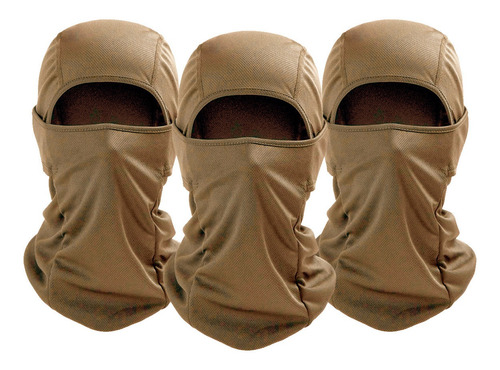 3 Balaclava Pasamontaña Dryf Táctica Airsoft Painball Treki