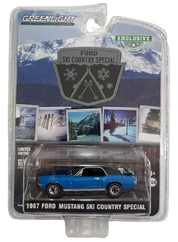 Carrito Greenlight 1:64 1967 Ford Mustang Ski Country