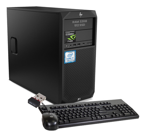 Cpu Hp Z2 Tower Nvidia Core I7 8th 32gb Ram 512gb Ssd (Reacondicionado)