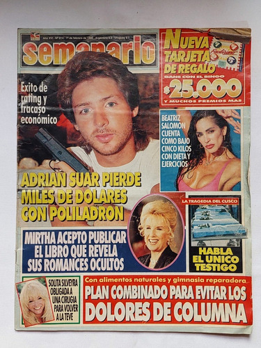 Semanario / Nº 814 / 1995 / Adrián Suar