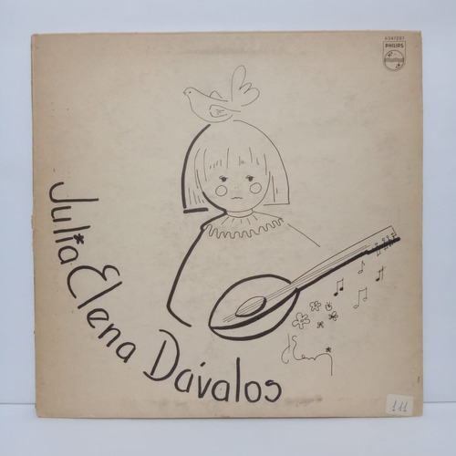 Julia Elena Dávalos- Canciones- Lp, Argentina, 1976 Gatefold