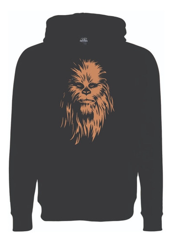 Sudadera Gorro Star Wars Chewbacca Rostro Hombre Mujer