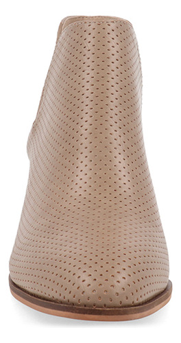 Botín Casual Trender Color Taupe Para Mujer