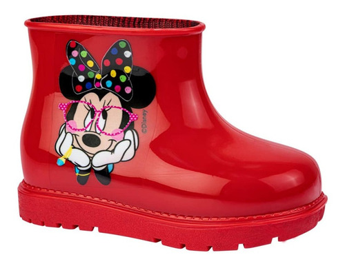 Botas De Lluvia Niñas Marca Minnie Modelo 4111