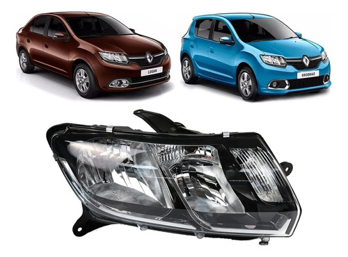 Optica Renault Sandero 2015 2016 2017 Derecha