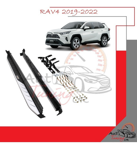 Estribos Gradas Laterales Toyota Rav4 2019-2022