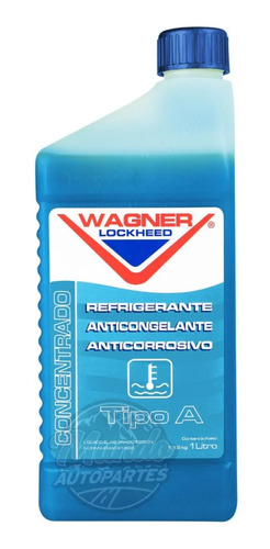 Imagen 1 de 4 de Liquido Refrigerante Wagner Azul Tipo A 1 Litro
