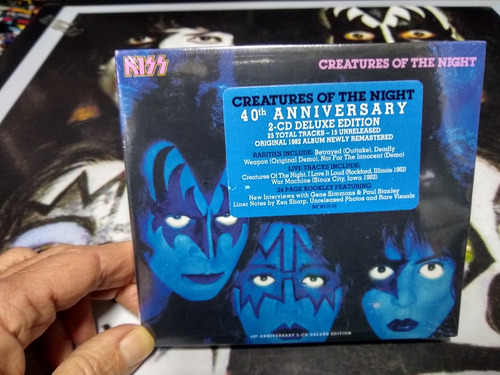 Kiss Cd Creatures Deluxe 40 Aniversar Usa Doble Nvo Sellado 