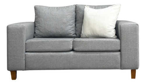 Sofa De 2 Cuerpos 1.50 Mts, Tela A Elección 