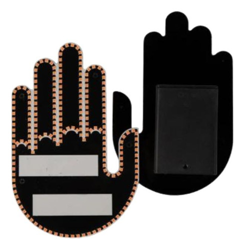 Mano Stop Señalizadora Led Gestos Control Remoto Batería Aaa