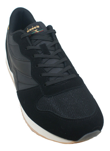 Zapatilla Diadora Camaro Negro/dorado Hombre Deporfan 