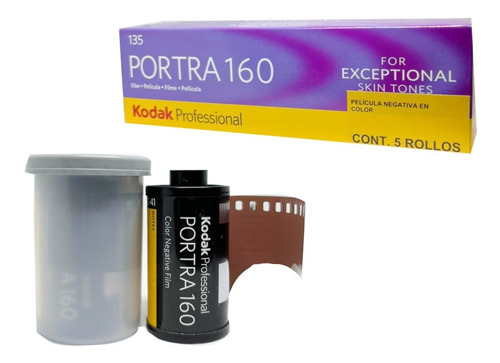 Película Kodak Portra Asa 160 1 Rollo  En Color 35mm