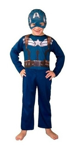 Disfraz Capitán América, Marvel - Infantil Licencia Original