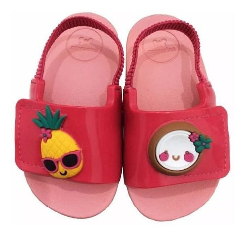 Sandália Infantil Zaxy Nina Mimo Rosa Pink Original C/nota