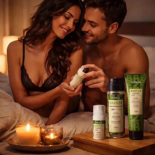 Kit Breeze Feitiços Com Excitante, Lubrificante E Óleo 195ml | Parcelamento  sem juros