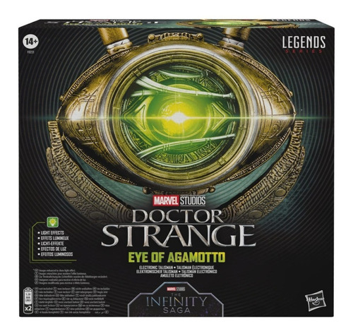 Marvel Legends Doctor Strange Eye Of Agamotto Con Exhibidor