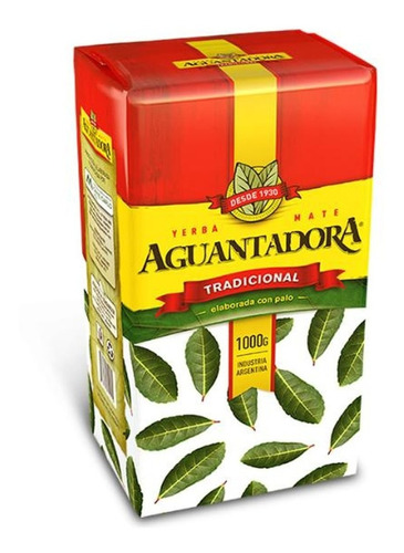 Aguantadora tradicional yerba mate misionera 1kg sin tacc BCP