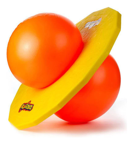 Pogobol Laranja Com Amarelo Pula Pula Estrela
