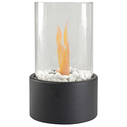 Chimenea De Mesa Portátil Redonda De Bioetanol De 10,5  Con 