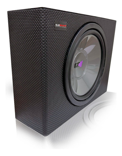 Caixa Slim Selada Falante Subwoofer 10 Pol 200 Wrms Courvin