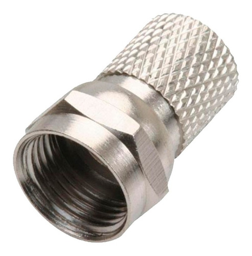5pzs Conector Macho Tipo F Para Cable Rg6 De Enroscar