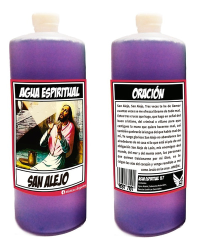 Agua Espiritual San Alejo