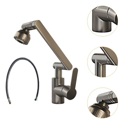Swivel Faucet 360 Degree Rotary Bathroom Faucet 60 Cm Hose
