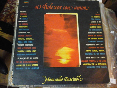 Vinilo 5068 - 40 Boleros Con Amor - Maracaibo Ensemble 