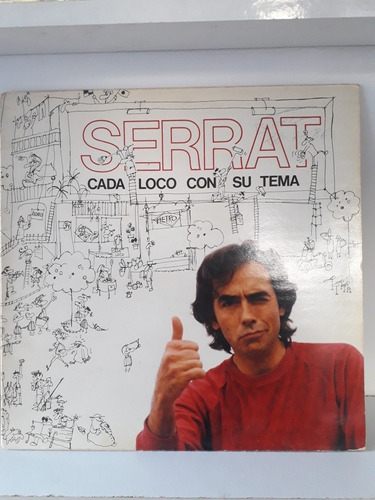 Lp Juan Manuel Serrat - Cada Loco Con Su Tema 1983 Imp. Enca (Usado)