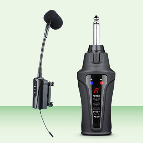 Instrumento Receptor Cardioide Con Clip Para Violín Uhf,