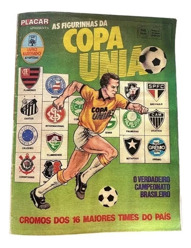 Álbum Figurin Copa União 1987 Flamengo Sport Meio Ofício Rep
