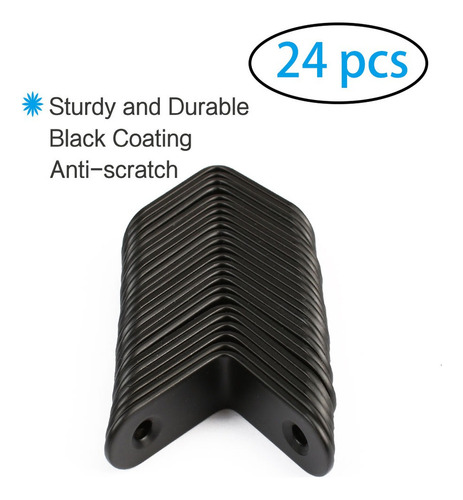 24 Soportes Angular En Forma De L Para Muebles 30x30mm
