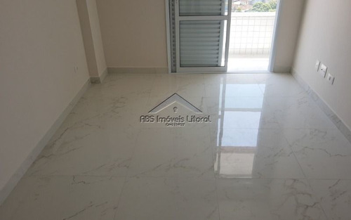Imagem 4 de 15 de Apartamento 2 Dormitórios Com Suíte Na Vila Caiçara Na Praia Grande - Sp