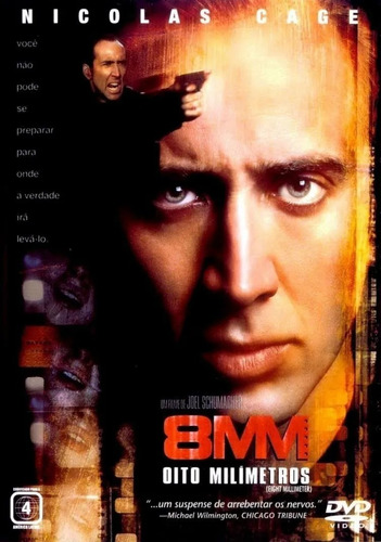 Dvd 8mm Oito Milímetros - Nicolas Cage - Lacrado Original