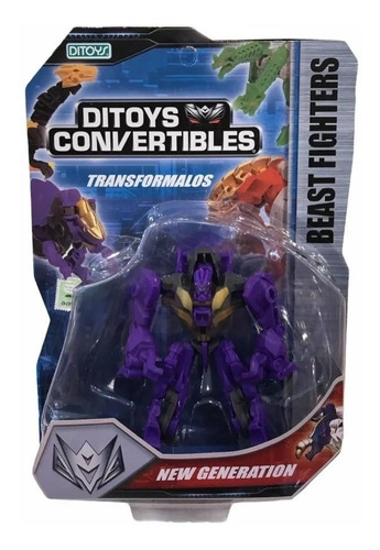 Robot Convertibles Beast Fighter Ditoys 2404 Varios Colores
