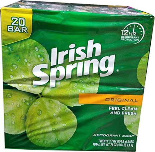 Irish Spring Original Bar Jabón (20 / 3.75 Oz Peso Neto 74