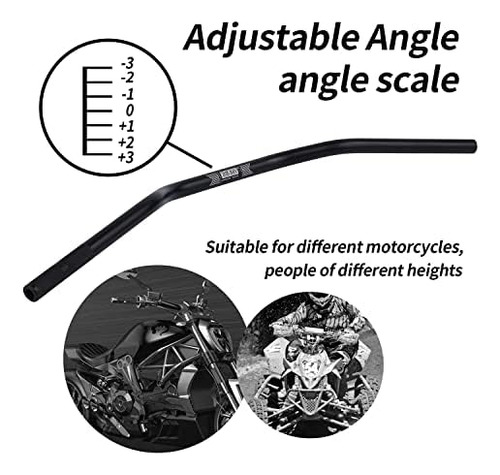 Manillares 7/8 Con Almohadillas Espuma Para Motocicletas Mor